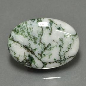Jaspe multicolorido natural 17,12ct, corte oval, opaco