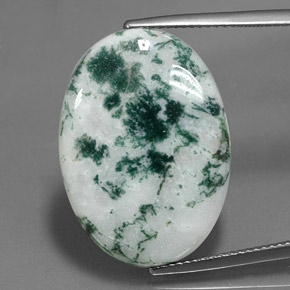 Jaspe multicolorido natural 17,10ct, corte oval, opaco
