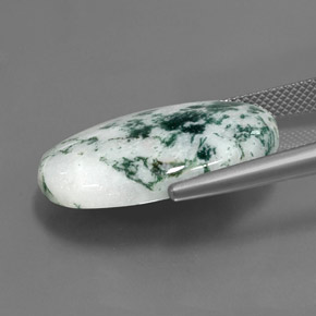 Jaspe multicolorido natural 17,10ct, corte oval, opaco