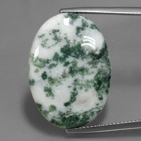 Jaspe multicolorido natural 17,45ct, corte oval, opaco