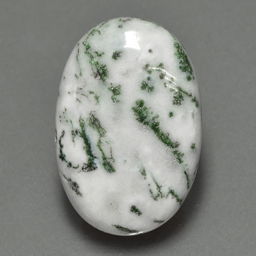 Jaspe multicolorido natural 16,14ct, corte oval, opaco