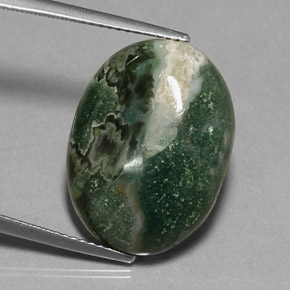 Jaspe multicolorido natural 13,88ct, corte oval, opaco
