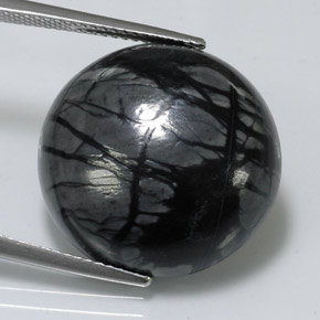 Jaspe multicolorido natural 20,62ct, corte redondo, opaco