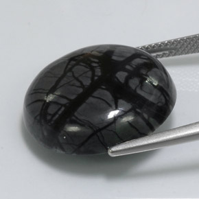 Jaspe multicolorido natural 19,08ct, corte redondo, opaco