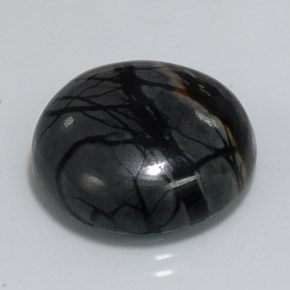 Jaspe multicolorido natural 20,85ct, corte redondo, opaco