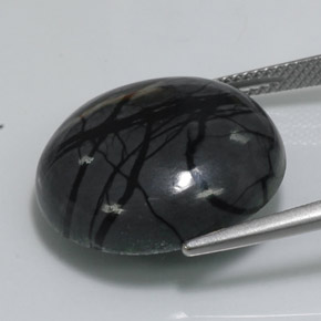 Jaspe multicolorido natural 20,85ct, corte redondo, opaco