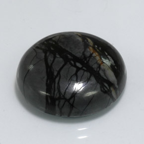 Jaspe multicolorido natural 19,32ct, corte redondo, opaco