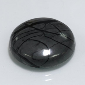 Jaspe multicolorido natural 19,71ct, corte redondo, opaco