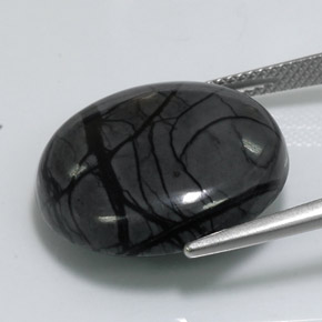 Jaspe multicolorido natural 19,71ct, corte redondo, opaco