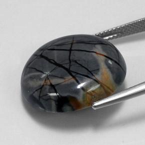 Jaspe Multicolorido Natural 20.26ct, Corte Redondo, Opaco