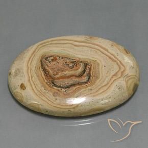 Jaspe Multicolorido Natural 102.80ct, oval, Opaco