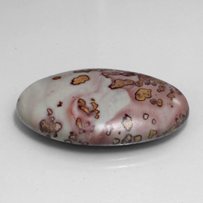 Jaspe multicolorido natural 32,70ct, corte oval, opaco