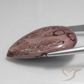 Jaspe Multicolorido Natural 45.79ct, Formato de pêra, Opaco