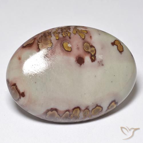 Jaspe Multicolorido Natural 37.10ct, oval, Opaco