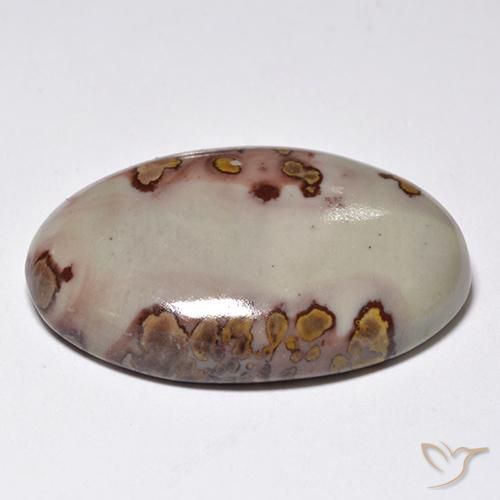 Jaspe Multicolorido Natural 37.10ct, oval, Opaco
