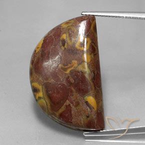 27.40ct Natural Multicolorido Jaspe, Chique, Opaco