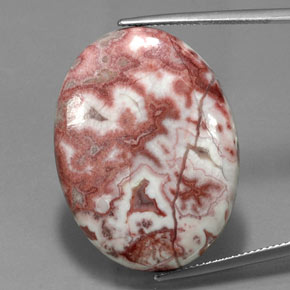 Jaspe multicolorido natural 38,30ct, corte oval, opaco