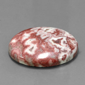 Jaspe multicolorido natural 38,30ct, corte oval, opaco