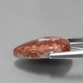 Jaspe multicolorido natural 10,75ct, formato de pêra, opaco