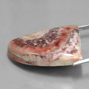 Jaspe multicolorido natural 33,30ct, forma extravagante, opaco