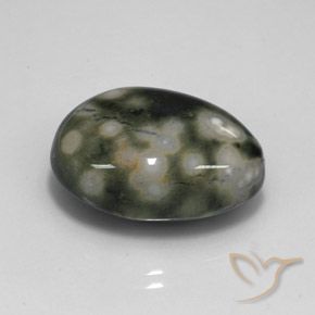 Jaspe multicolorido natural 26,28ct, formato de pêra, opaco