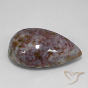 Jaspe Multicolorido Natural 32.46ct, Formato de pêra, Opaco