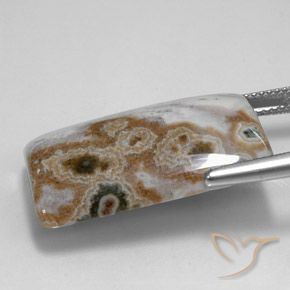 Jaspe Multicolorido Natural 23.24ct, baguete, Opaco