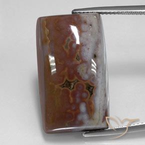 26.45ct Natural Multicolorido Jaspe, baguete, Opaco