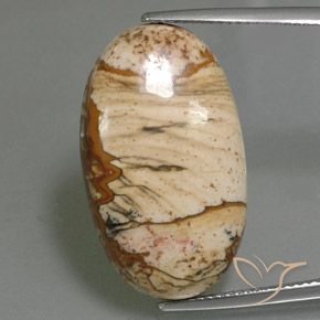 18.14ct Natural Multicolorido Jaspe, oval, Opaco