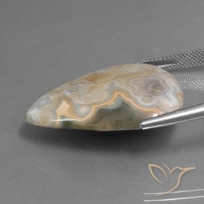 Jaspe Multicolorido Natural 34.07ct, Formato de pêra, Opaco