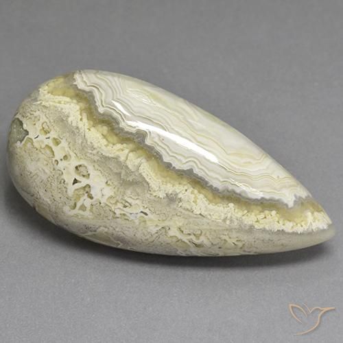 Jaspe Multicolorido Natural 30.27ct, Formato de pêra, Opaco