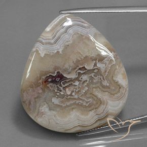 40.15ct Natural Multicolorido Jaspe, Formato de pêra, Opaco