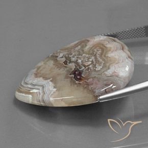 Jaspe Multicolorido Natural 40.15ct, Formato de pêra, Opaco