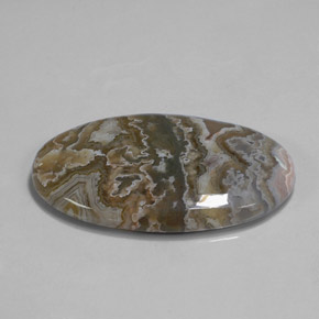 Jaspe multicolorido natural 35,78ct, corte oval, opaco