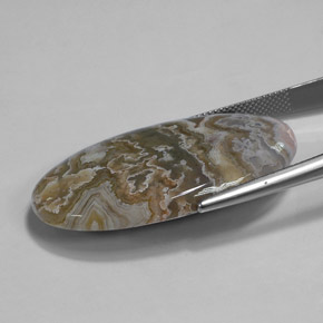 Jaspe multicolorido natural 35,78ct, corte oval, opaco