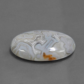 Jaspe multicolorido natural 19,31ct, corte oval, opaco
