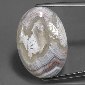 Jaspe multicolorido natural 24,90ct, corte oval, opaco
