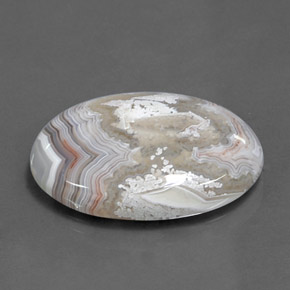 Jaspe multicolorido natural 24,90ct, corte oval, opaco