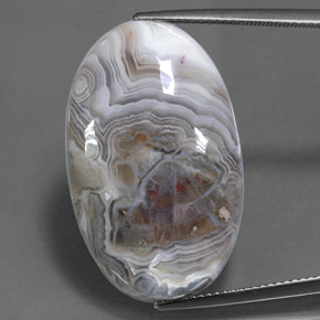 Jaspe multicolorido natural 26,25ct, corte oval, opaco
