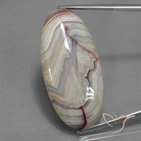 43.89ct Natural Multicolorido Jaspe, oval, Opaco