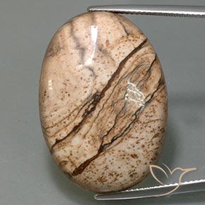 40.47ct Natural Multicolorido Jaspe, oval, Opaco