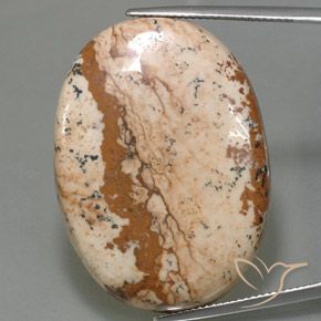 54.96ct Natural Multicolorido Jaspe, oval, Opaco
