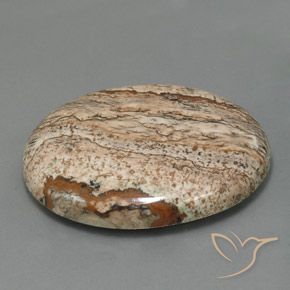 Jaspe Multicolorido Natural 49.58ct, oval, Opaco