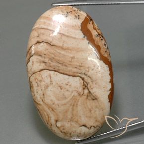 61.25ct Natural Multicolorido Jaspe, oval, Opaco