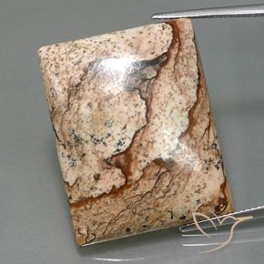 32.44ct Natural Multicolorido Jaspe, baguete, Opaco