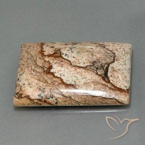Jaspe Multicolorido Natural 32.44ct, baguete, Opaco