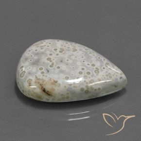 Jaspe Multicolorido Natural 34.98ct, Formato de pêra, Opaco