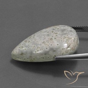 Jaspe Multicolorido Natural 34.98ct, Formato de pêra, Opaco