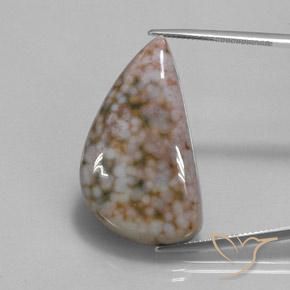 30.00ct Natural Multicolorido Jaspe, Chique, Opaco