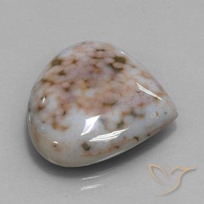 Jaspe Multicolorido Natural 32.82ct, Formato de pêra, Opaco